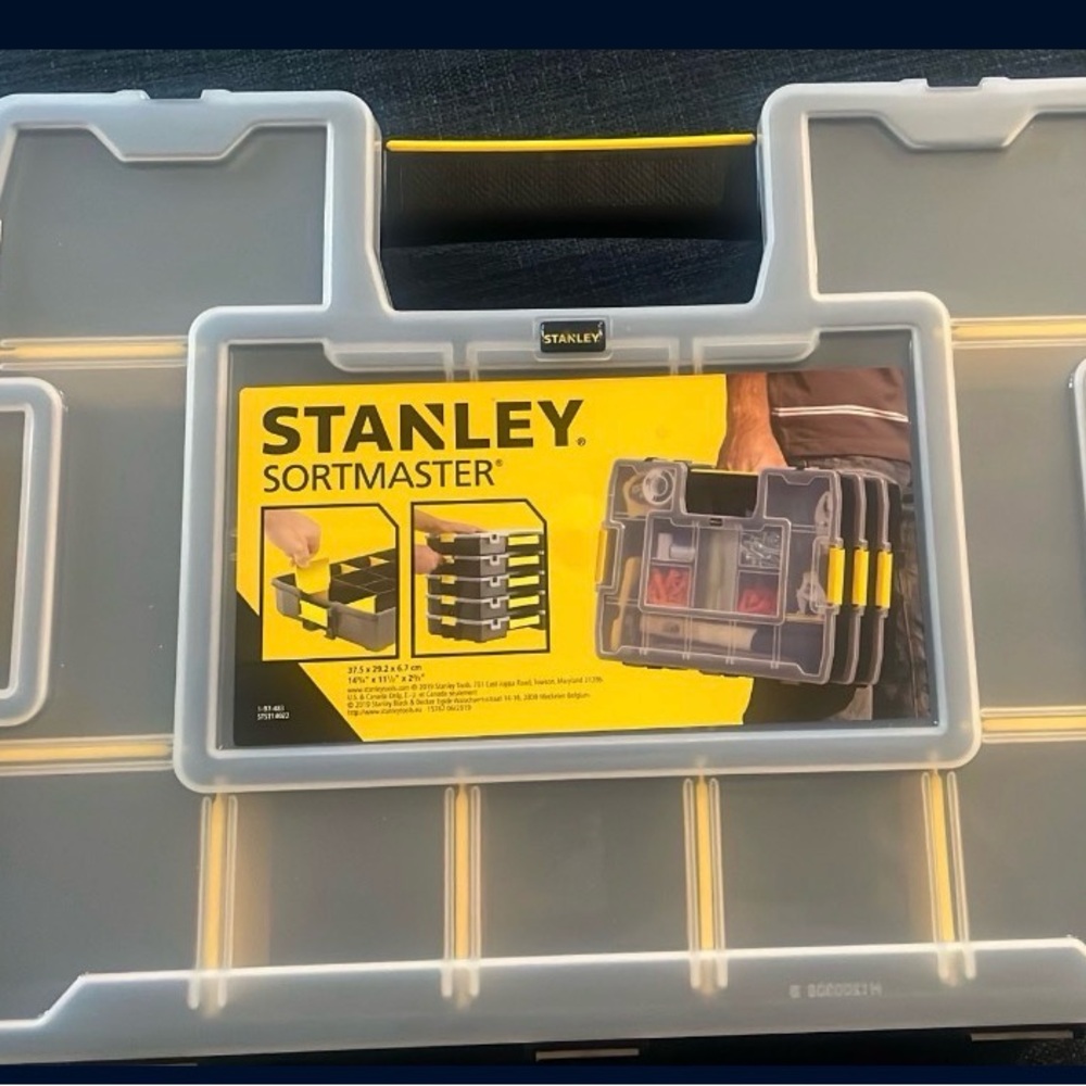 Stanley SortMaster Junior 14 Compartment Tool Organizer NEW